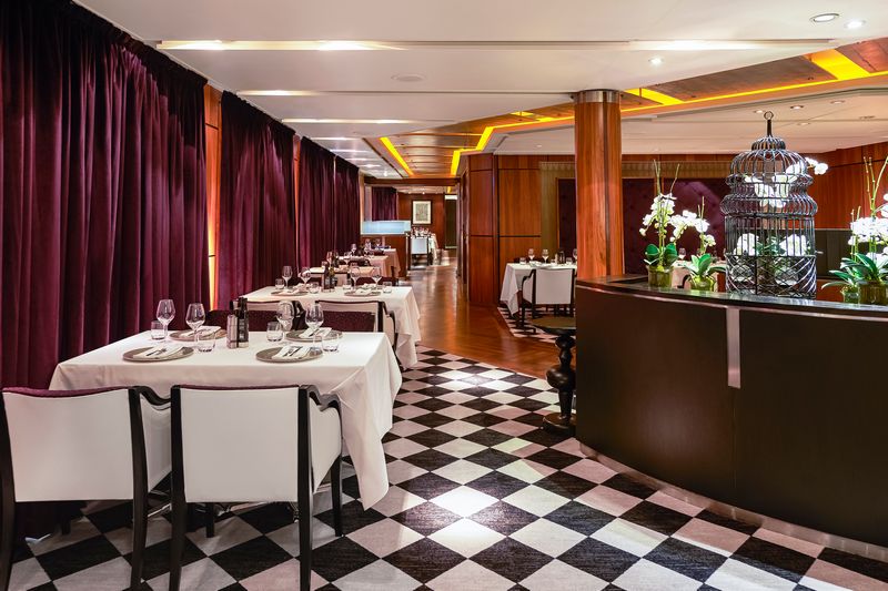 Restaurant of the Celestyal Journey cruise ship