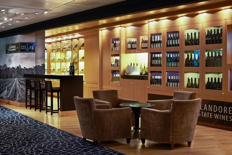 bar area of the cruise ship Celestyal Journey