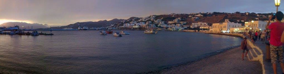 beach on Mykonos