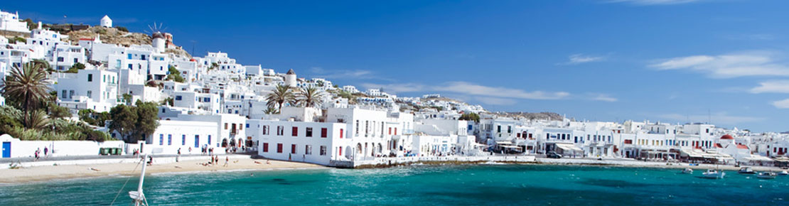 image of Mykonos port