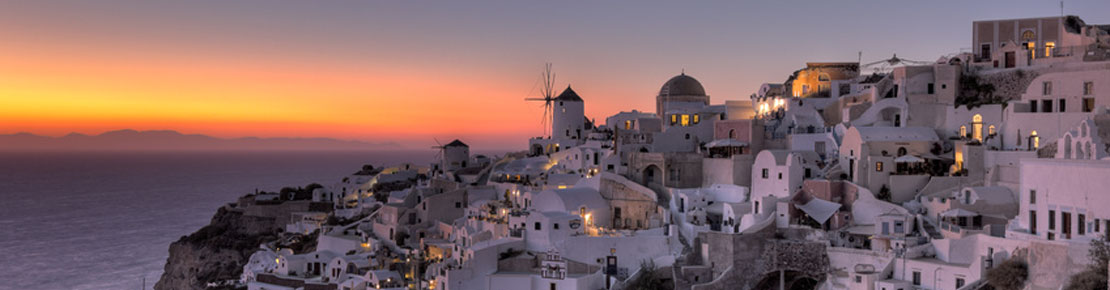 santorini sunset