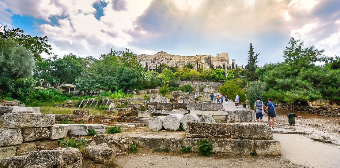 undiscovered Greece hike tour image of the Athens from the air 