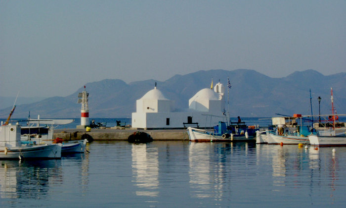 arrival on he island of Aegina