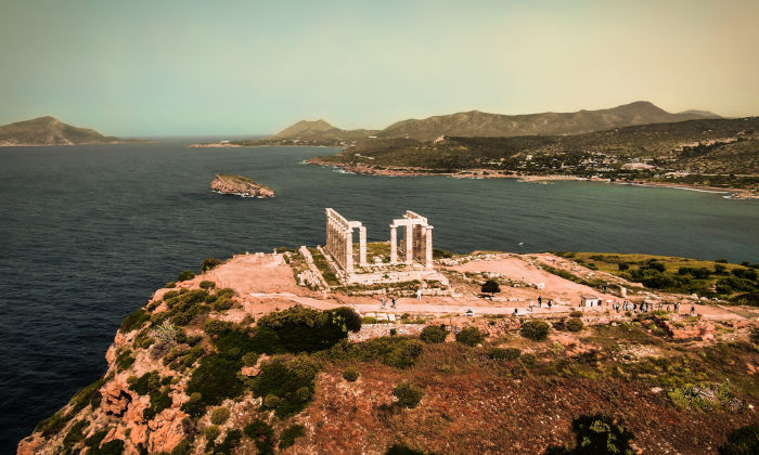 sounion from Athens by boat