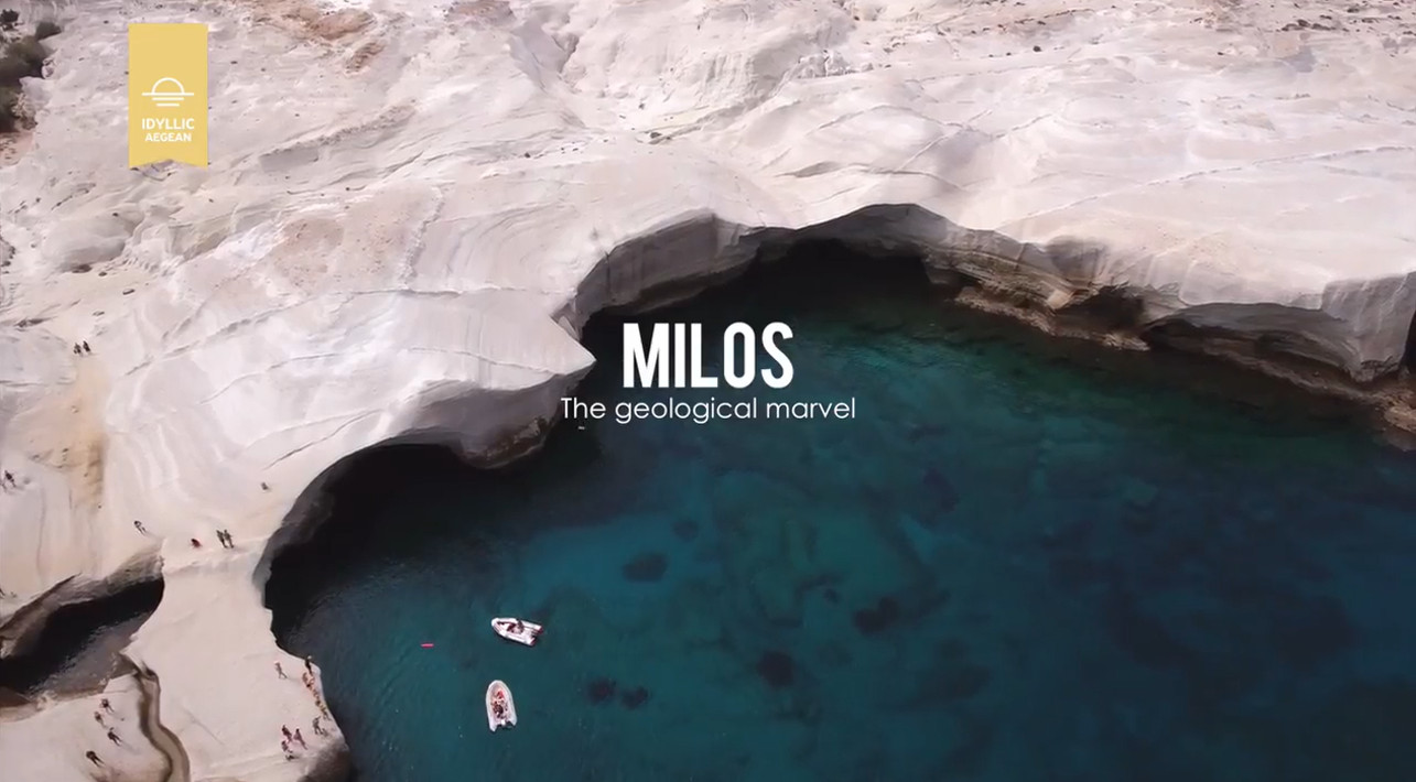 island of Milos in Greece