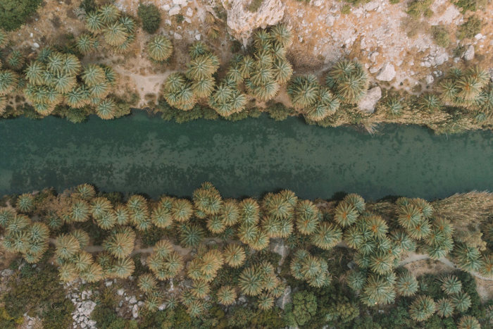 Preveli beach Crete Greece