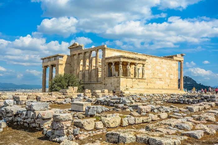 the acropolis of Athens in Greece